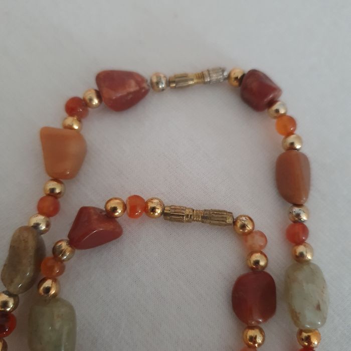 Colier agate naturale