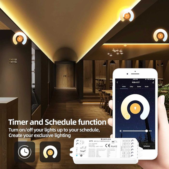 Смарт WiFi Tuya LED контролер, различни видове