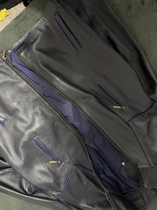 geaca piele naturala barbati