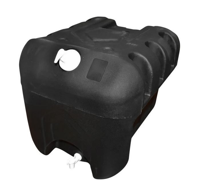 Rezervor apa 50L plastic negru 420x440x400 mm