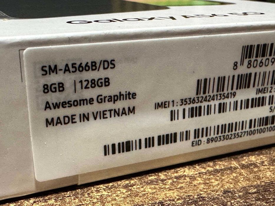 Samsung Galaxy A56 5G – 128GB, 8GB RAM, чисто нов, запечатан