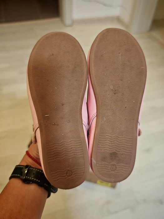 Pantofi balerini fetita de piele mas 26