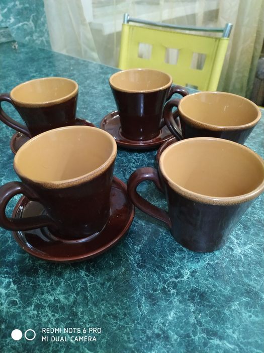 Набор для кофе и кружки советские.