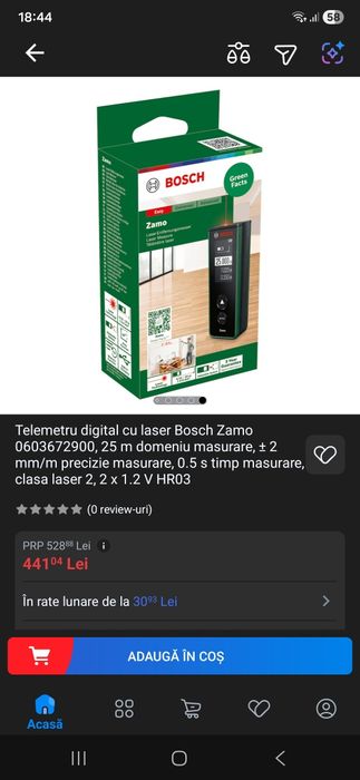 Telemetru cu laser