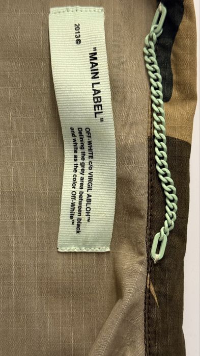 Geaca Off-White camouflage field jacket