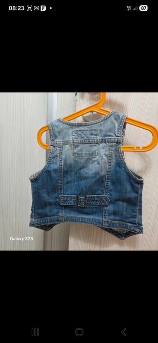 Vesta de blugi fetițe marimea 6-7 ani H&M