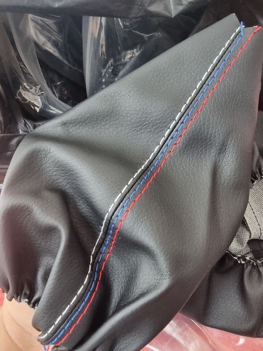 НОВО с ВЕЛУР Маншон за скоростен лост  и ръчка за bmw e30,е34, e36, e4