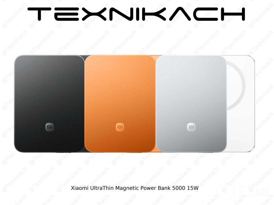 Xiaomi UltraThin Magnetic Power Bank 5000 15W • Yetkazib berish