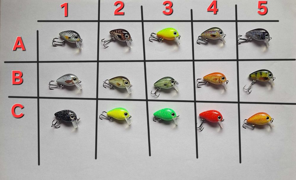 Воблери подходящи за риболов на пъстърва и клен
