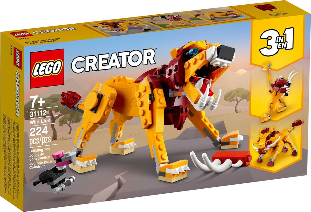 НОВО LEGO Creator 31112 - Wild Lion