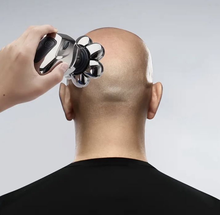 5 в 1 Мъжка Електрическа Самобръсначка за Глава и Лице – Водоустойчива