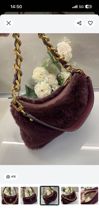 Guess liu jo чанта с косъм