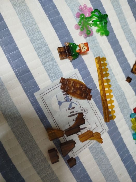 Прозрачные детали lego неоригинал