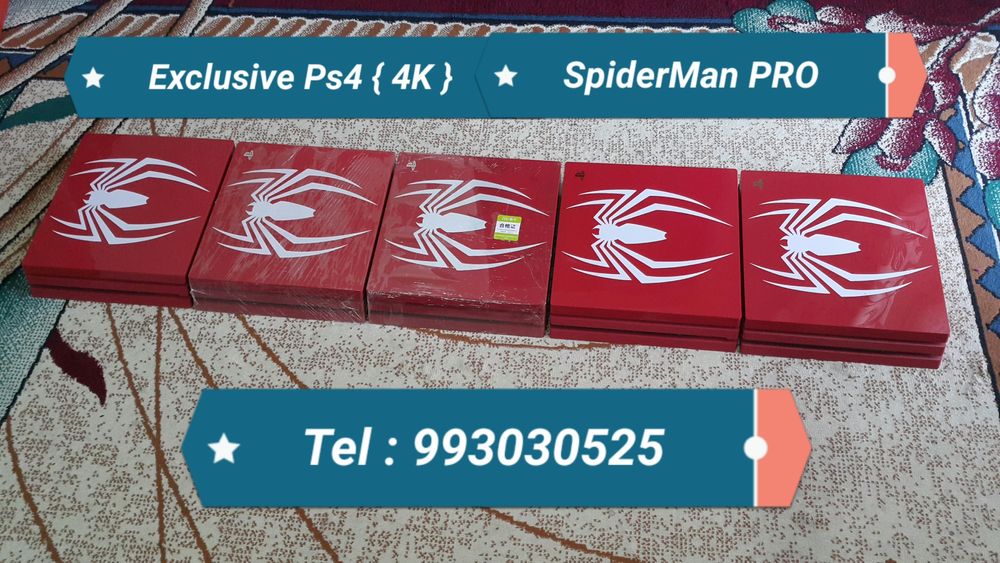 Playstation 4 PRO { 4K } HDR. Exclusive { SPIDER-MAN }. VZLOM.