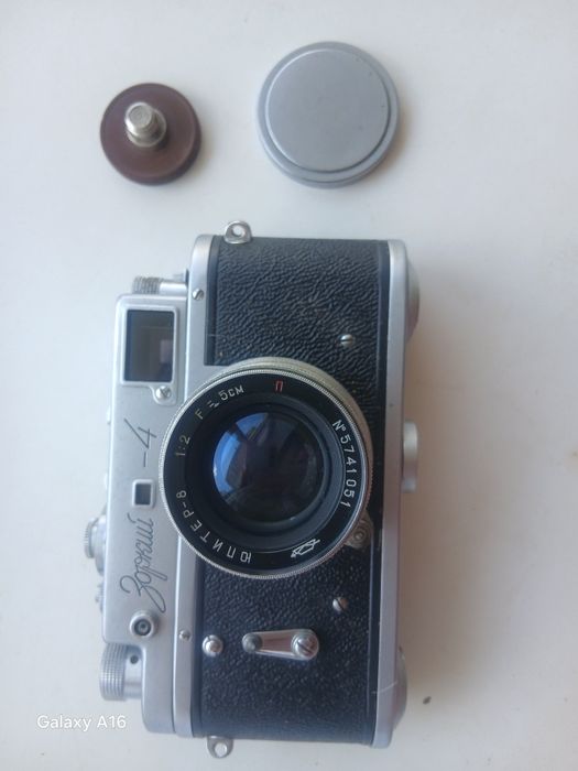 Советский фотоаппарат Зоркий-4 "Фестивальный"(1957)+Юпитер-8.