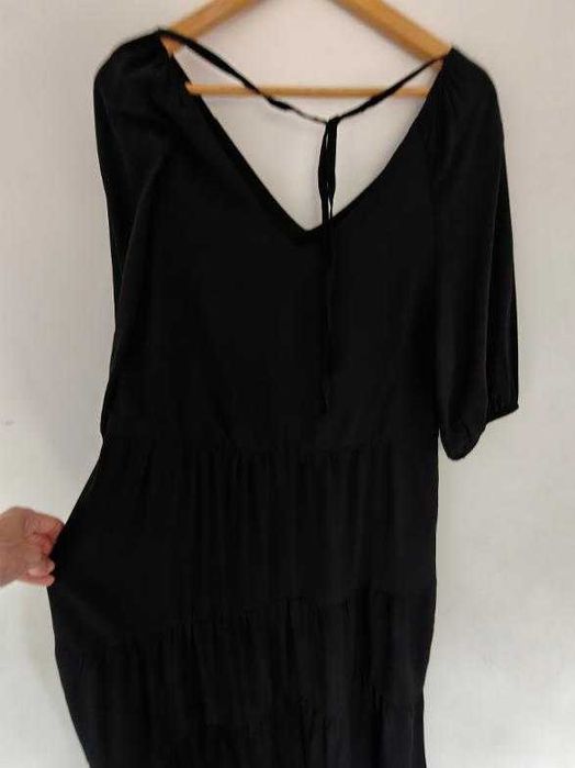 Rochie lunga neagra mas L