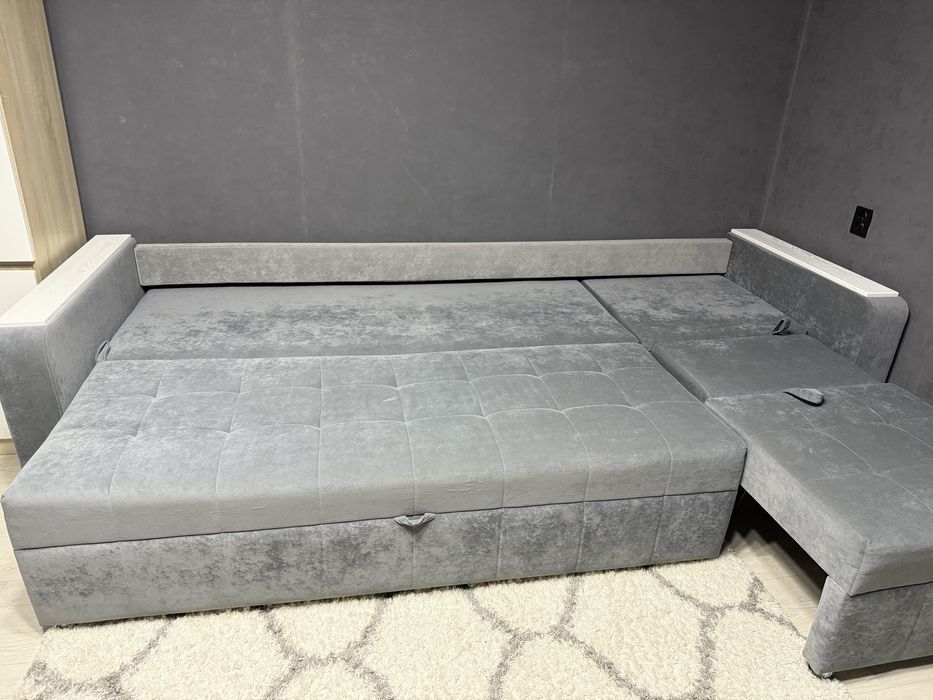 Большой угловой диван-трансформер, 3 м