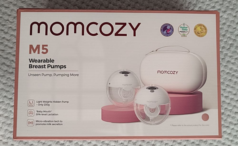 Помпа за кърма Momcozy M5 безжична wearable двоен комплект