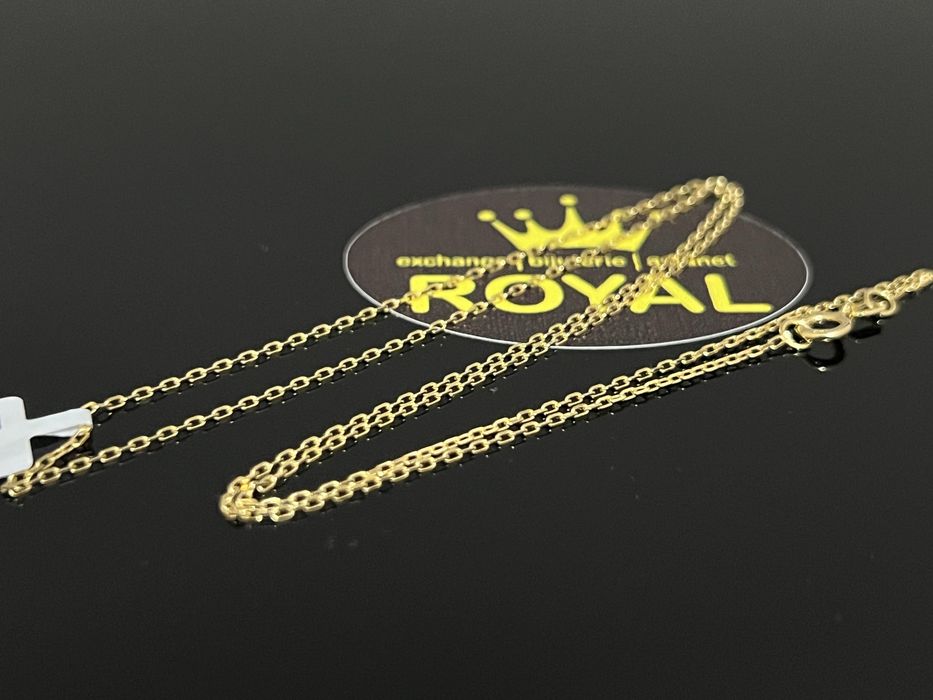 Bijuteria Royal CB : Lănțișor unisex aur nou 14k 1,16gr
