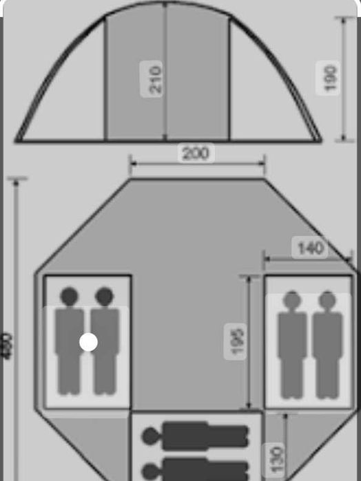 Палатка 3,6,8 местни Качествена,с преддверие. "Pro Action"-3 местна