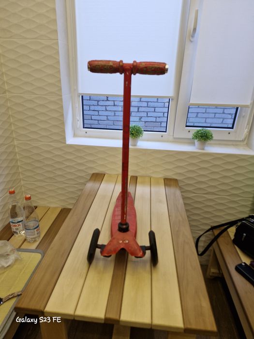 Детский самокат, рабочий