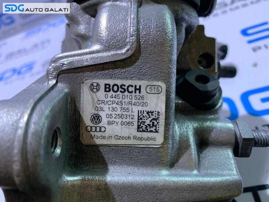 Pompa Inalta Presiune Combustibil Audi A4 B8 2.0 TDI CJCB 2008 - 2012 Cod 03L130755L 0445010526 [X3693]