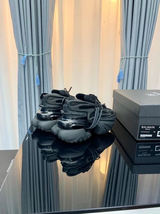 Balmain Unicorn Sneaker "Triple Black"