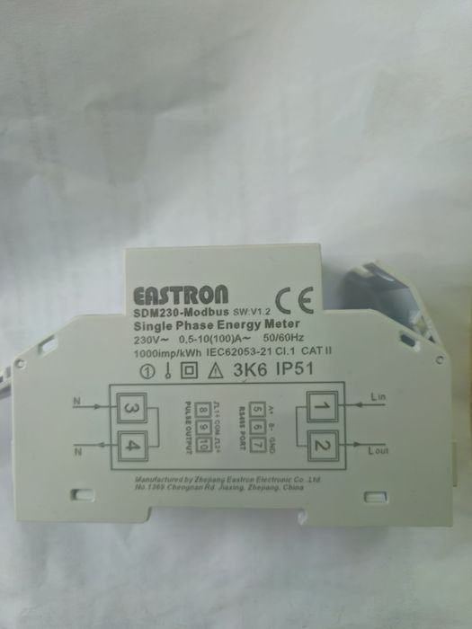 Smart meter Eastron  SDM230-Modbus