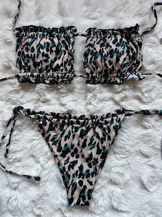 Costum de baie leopard print nou