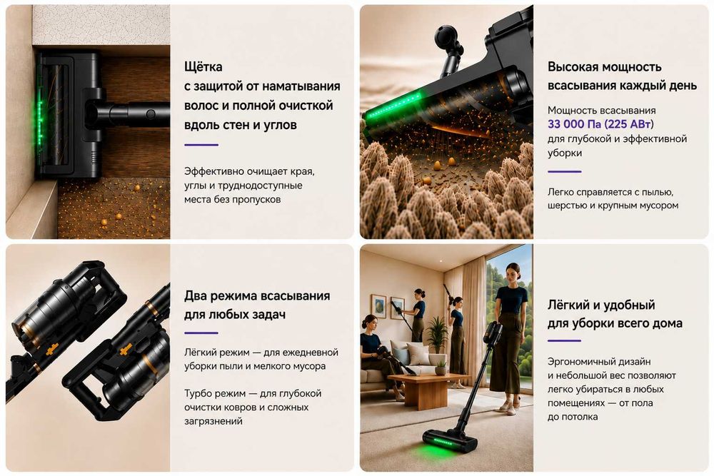 TROUVER G70 Detect Вертикальный пылесос