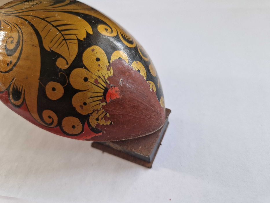 Декоративна руска лъжица в стил Хохлома