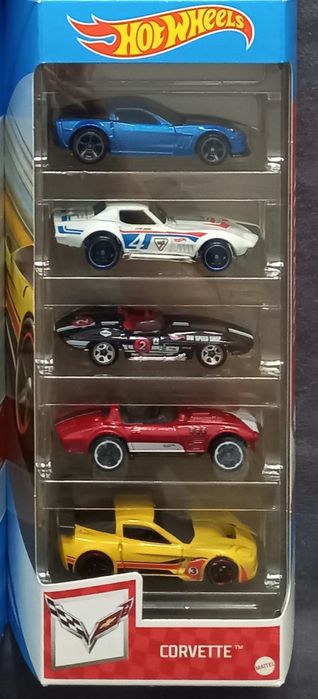 Hot Wheels сетове + 5 pack Corvett, Nissan, MOTOR SHOW 21"