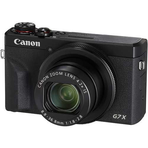 Canon PowerShot G7 x Mark III, 20.1 MPixels Black