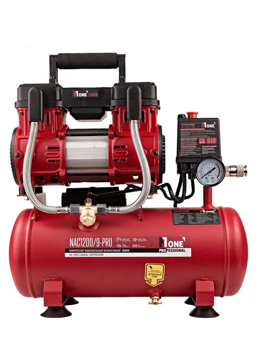 Kompressor bezshumniy NUMBER ONE NAC1200/9-PRO Безмасляный компрессор