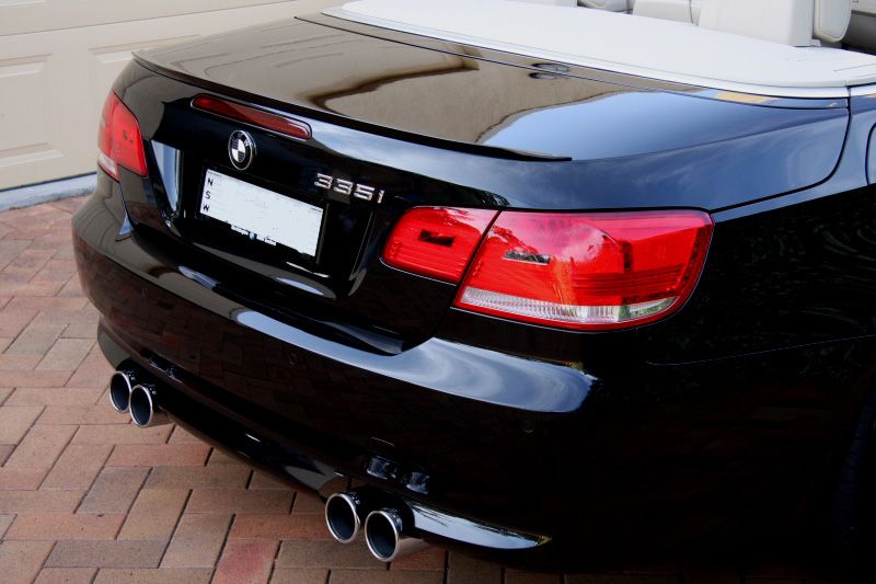 Eleron Lip Portbagaj BMW E93 cabrio Negru Lucios