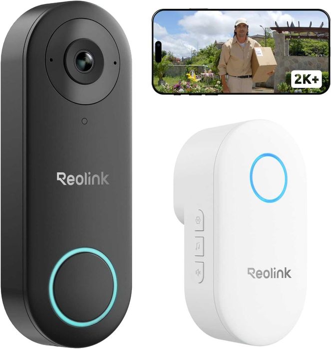 Sonerie video wireless Reolink Video Doorbell WiFi D340W, 2K