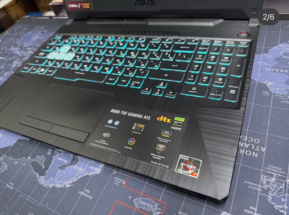 Игровой Asus TUF Gaming A15 - Ryzen 7/16Gb/512Gb/RTX3050