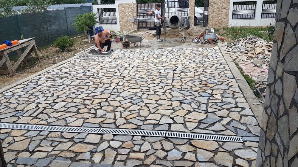 Piatra naturala de munte, pavaj piatra naturala, piatra de munte