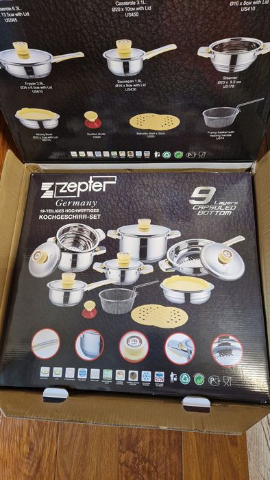 Набор кострюль Цептер