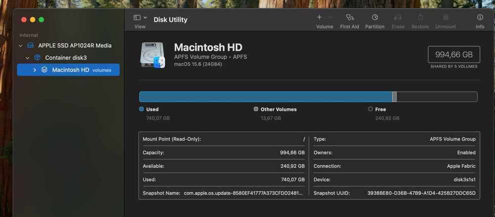 MacBook M1 PRO 2021 - 16gm RAM - 1TB - Silver