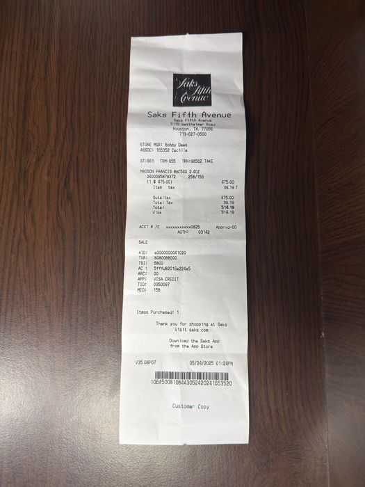 Maison Francis Kurkdijian - Baccarat Rouge 540 Extrait de Parfum 70 ml