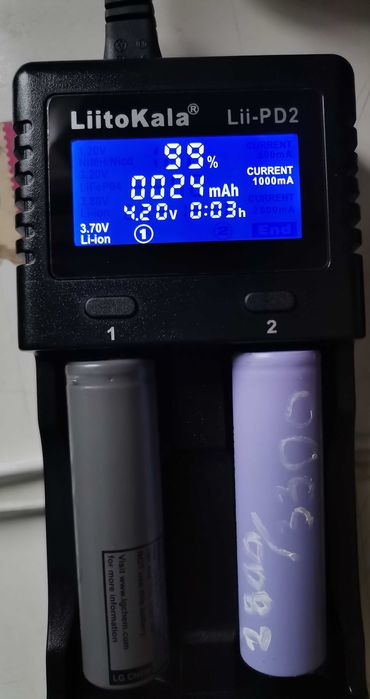 Incarcator inteligent 18650 LiitoKala Lii-PD2 tester capacitate li-ion