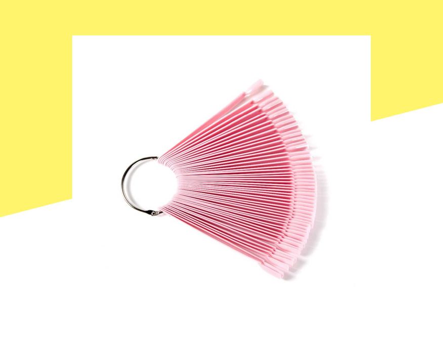 5 броя мострени пръчки удължители, мострена палитра ветрило