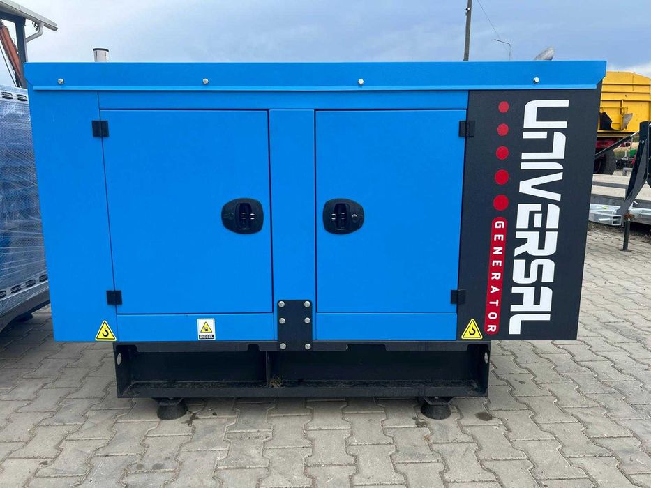 Генератор UNIVERSAL 25 KVA Дизел – Нов 2025, Трифазен +Видео