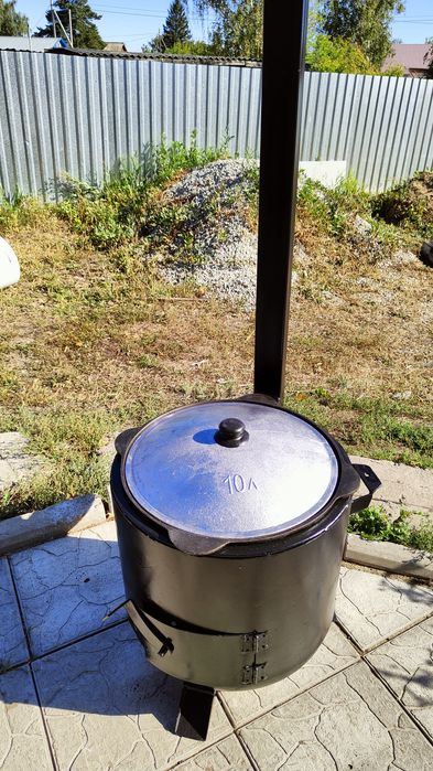 Печь под кастрюлю, казан. ОШАК.