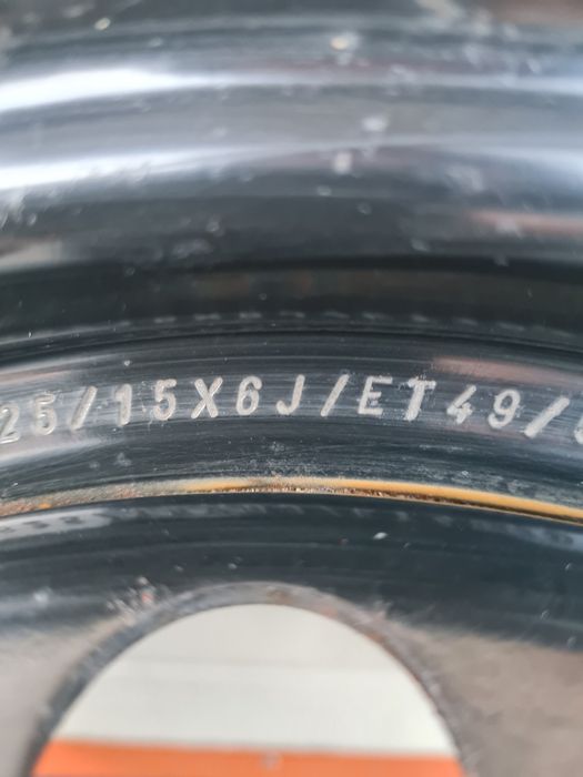 Оригинални железни джанти за ОПЕЛ СААБ OPEL SAAB R15 5x110 ET49 6J