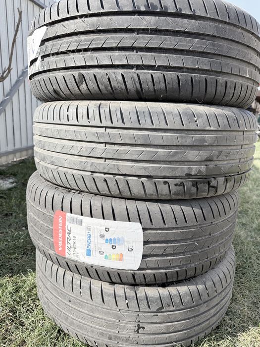 Vand 4 anvelope de vara 215/60/R16 sau schimb cu 215/65/r16