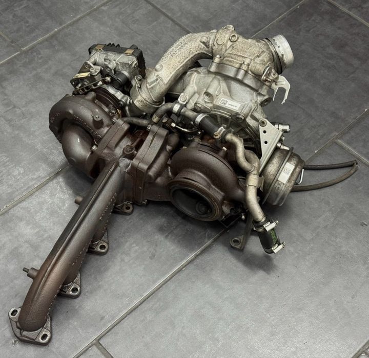 Set Ansamblu Bi Turbo Turbine Bmw Seria 5 6 7 X5 X6 3.0 Diesel N57