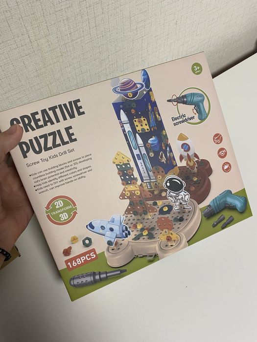 3D Конструктор - Космос 26579, винтоверт, мозайка