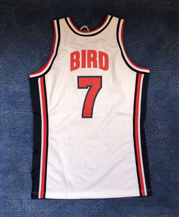 Mitchell & Ness Authentic Jersey Team USA 1992 #7 Larry Bird - М